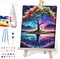 Tree of Life Paint by Numbers Kit for Adults Beginner with Wooden Framed,Adult Paint by Number Kits On Canvas,Adults' Paint-by-Number Kits DIY Oil Painting Kits for Gift Home Wall Decor 12x16 Inch